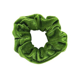 Fashion Silk Women Scrunchie Solid Color Elastic Hair Ties For Women