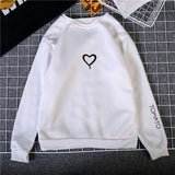 Womens Letters FRIENDS Print Long Sleeve Hoodie Sweatshirt Ladies 2019