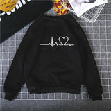 Womens Letters FRIENDS Print Long Sleeve Hoodie Sweatshirt Ladies 2019