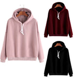 Hot Fashion Women Hoodies Sweatshirt Ladies Hooded Soft Cotton