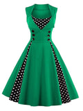 Vintage Dress 50s 60s Rockabilly Dot Swing Pin Up Summer