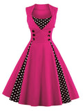 Vintage Dress 50s 60s Rockabilly Dot Swing Pin Up Summer